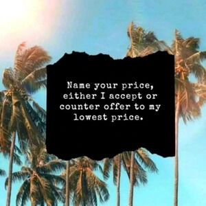 Name your price sale